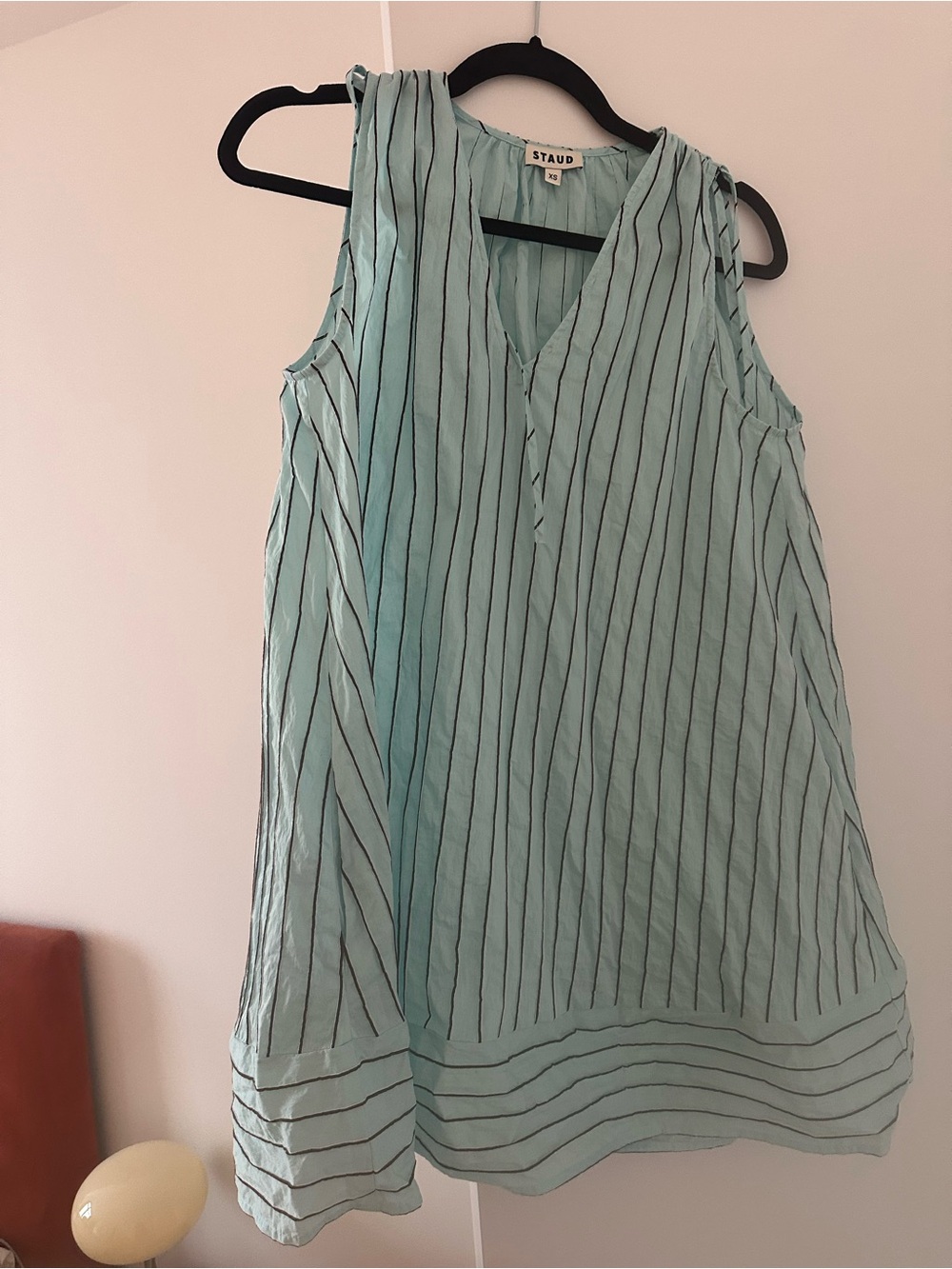 STAUD Mint Green Sleeveless minindress
